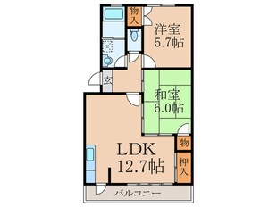 岩崎マンションの物件間取画像